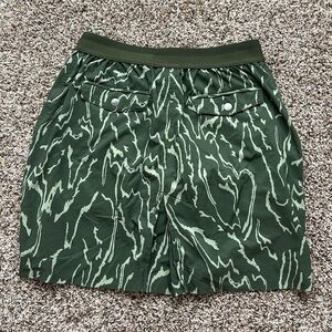 Athleta woman’s vienna cargo skort voyage olive green